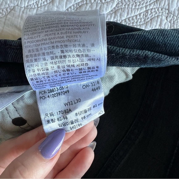 Levi's - Black Label - 512 Slim Taper Fit Flex Jeans - Abu - Dark Wash - Picture 4 of 11